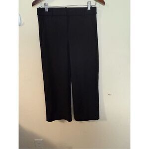 JCrew High-rise Peyton wide-leg pant in four-season stretch 4P Black J5676